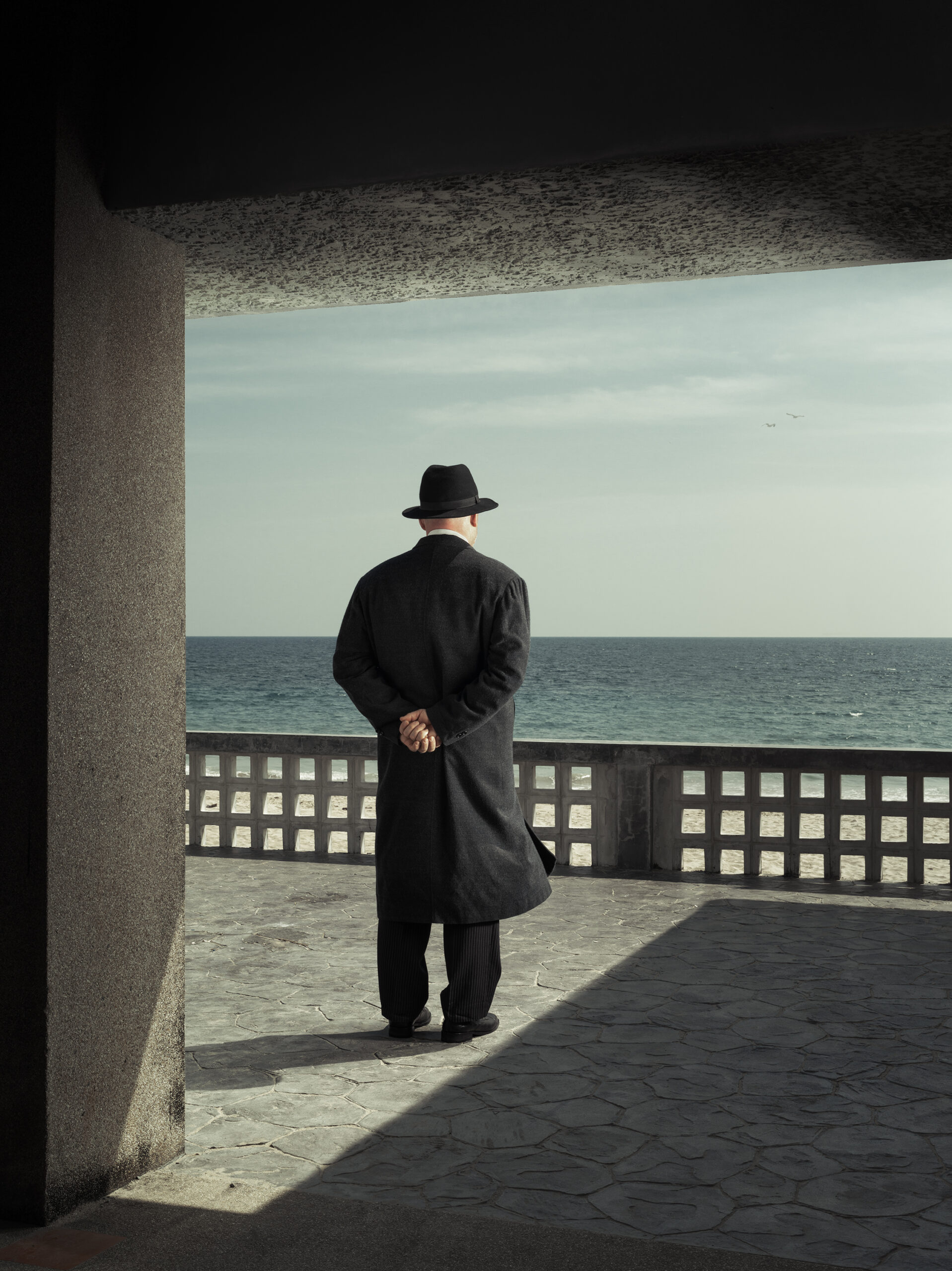 The Gateway #1. Into the Unknown. black and white photo of a grandfather